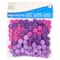 24 Packs: 100 ct. (2,400 total) 1/2" Mixed Purple Pom Poms By Creatology™
